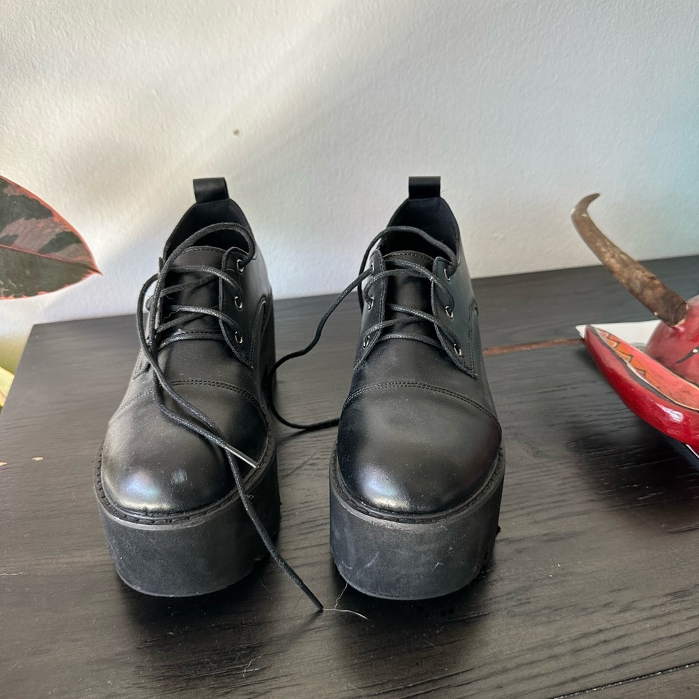 Platform Oxford Shoes